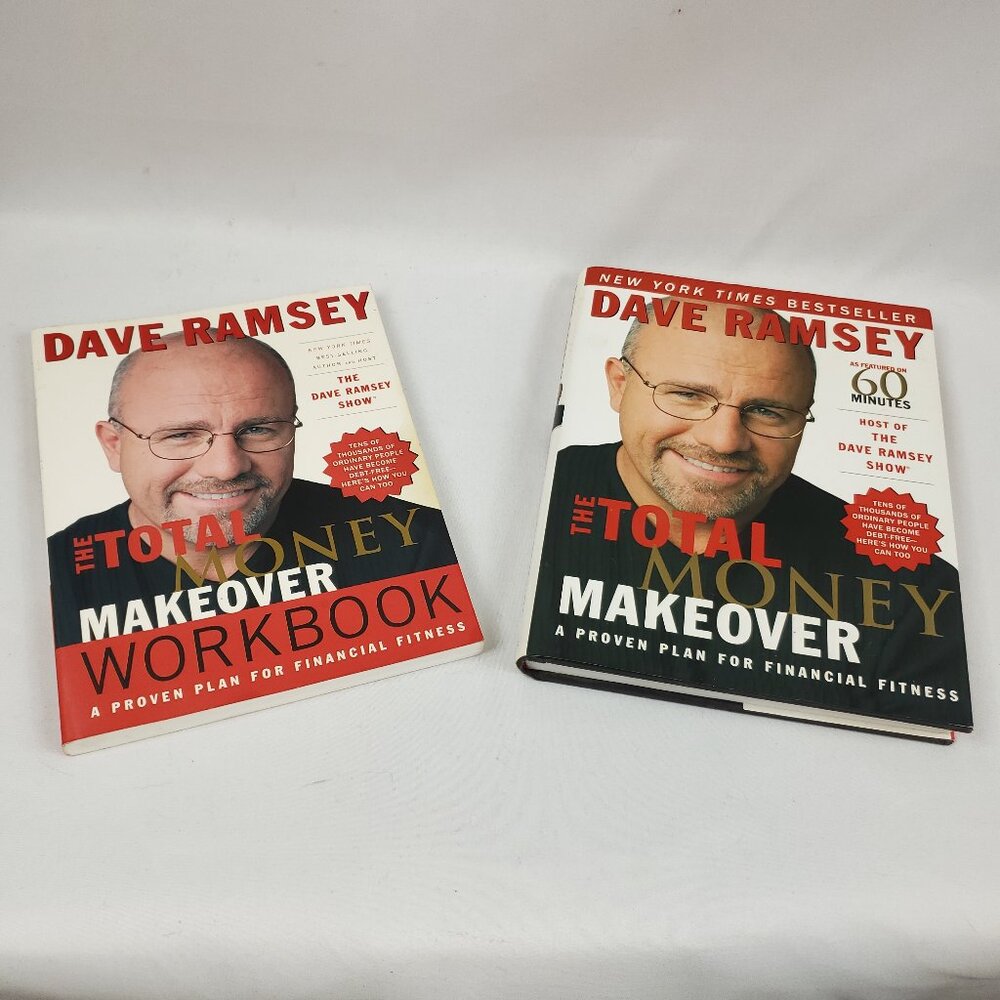 Dave Ramsey "The Total Money Makeover" Book & Workbook Hard & Paper Back